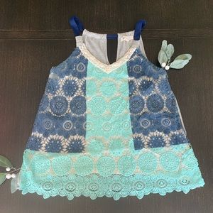 2 for $10 item - Crochet front tank